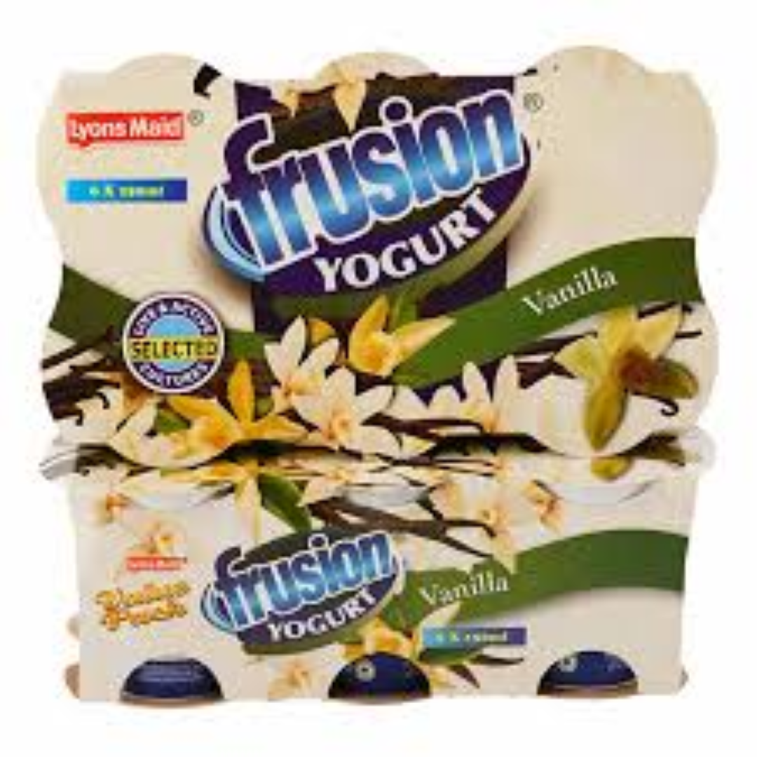 FRUSION VANILLA YOGURT VALUE PACK 6X150ML